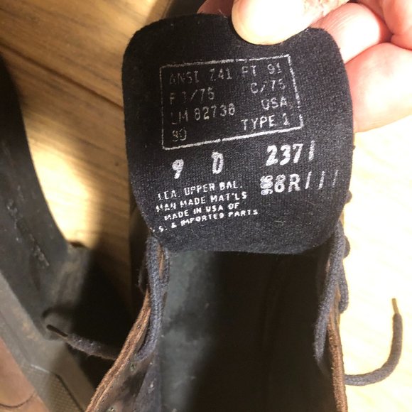 Red Wing Boots Women Brown Chukka Work Safety, 8.5 - Picture 13 of 13